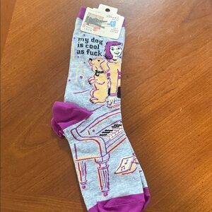 Blue Q NWT women crew socks soft combed cotton